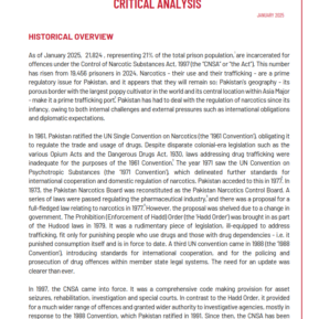 THE CONTROL OF NARCOTICS SUBSTANCES ACT 1997: A CRITICAL ANALYSIS